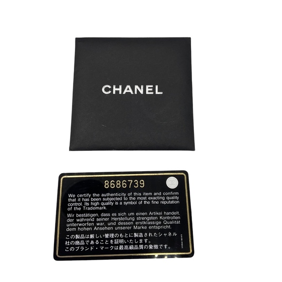 CHANEL BLACK / GOLD HARDWARE CC LOGO QUILTED CAVIAR LEATHER TIMELESS POCHETTE SH - Picture 16 of 16